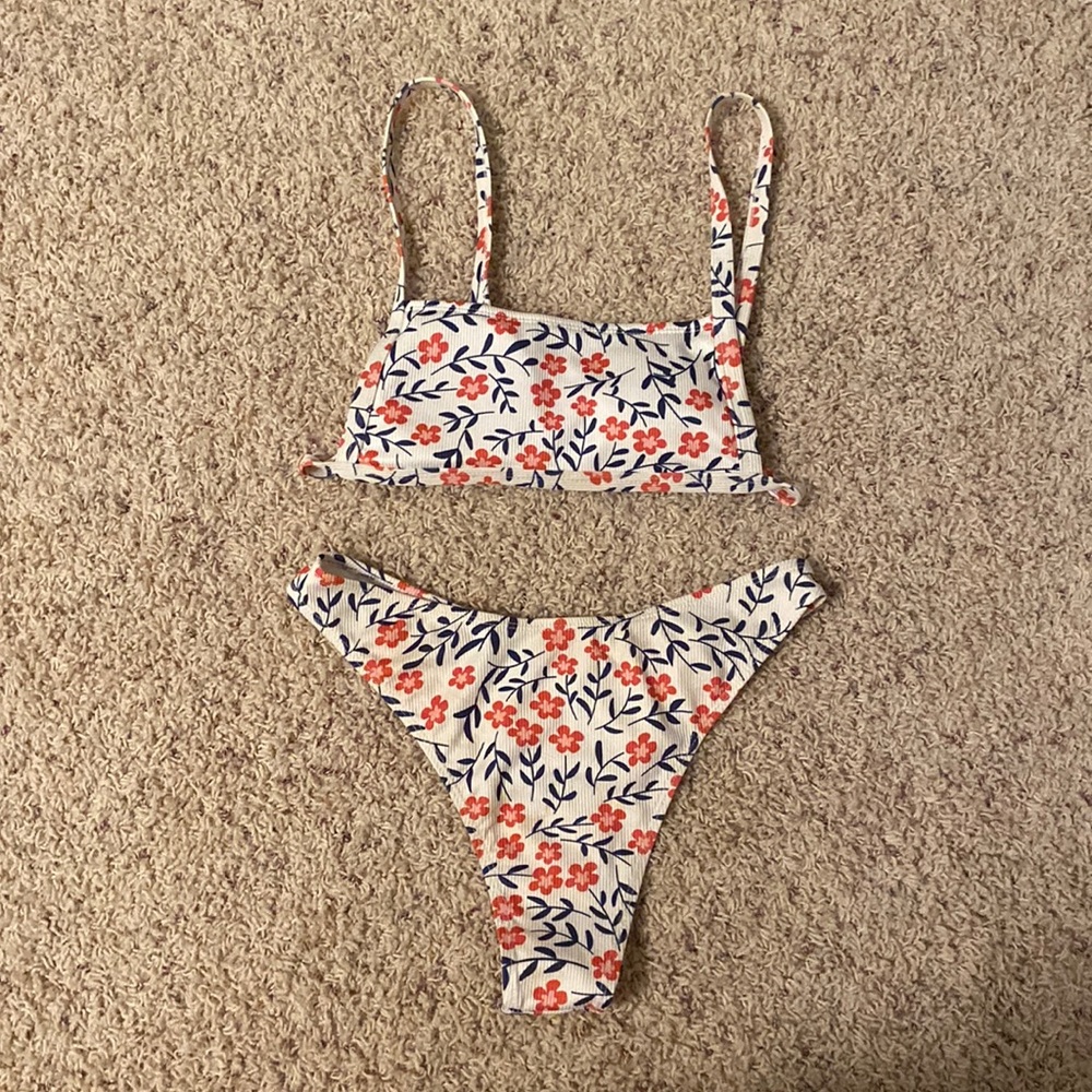 SHEIN floral swimsuit